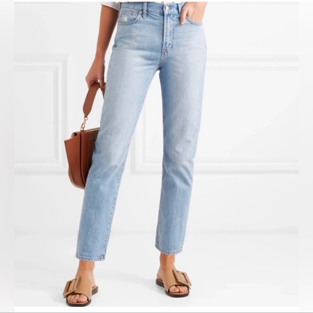 Madewell Perfect Summer Jeans Blue Fitzgerald Wash Size 33